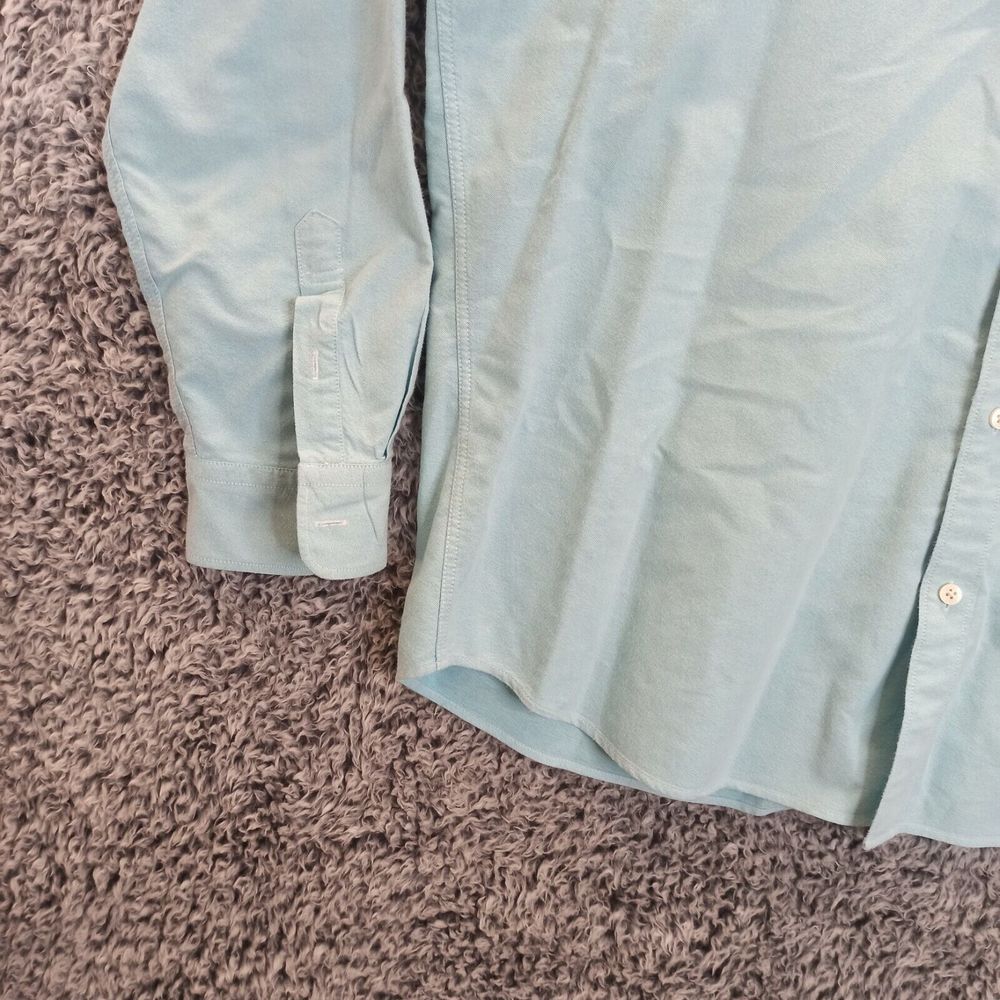 American Eagle Shirt Men 2XL XXL Blue Casual Button Down Collar Long Sleeve - Picture 4 of 8